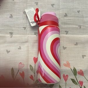 Hydro Flask Pink and Red Swirl Water Bottle